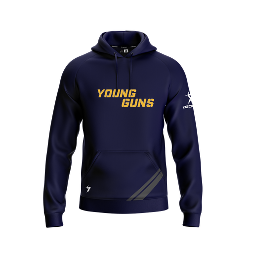 [FOLHSMNV-YXS-LOGO1] Decker Summit Hoodie (Youth XS, Navy, Logo 1)