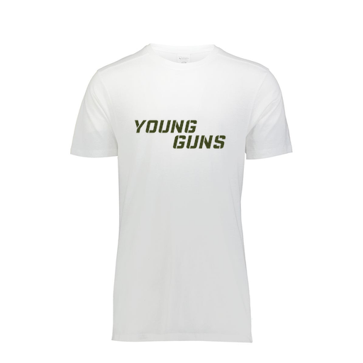 [FTSCUBWH-AS-LOGO3] Decker Men's Tri-Blend T-Shirt - Short Sleeve (Adult S, White, Logo 3)