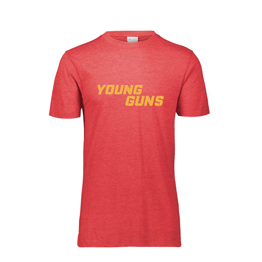 [FTSCUBRD-AS-LOGO1] Decker Men's Tri-Blend T-Shirt - Short Sleeve (Adult S, Red, Logo 1)