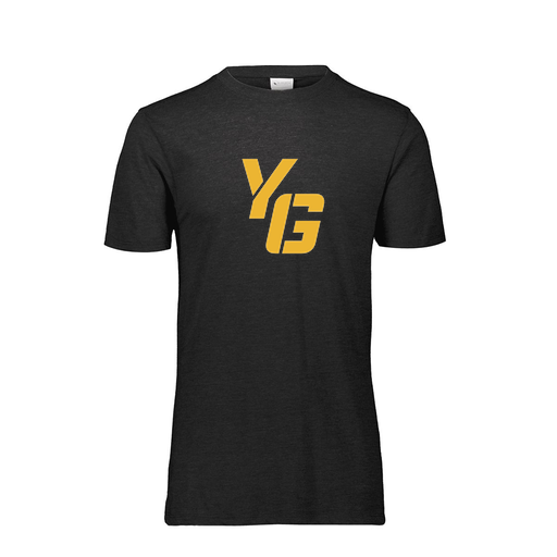 [FTSCUBBK-YS-LOGO2] Decker Youth Tri-Blend T-Shirt - Short Sleeve (Youth S, Black, Logo 2)