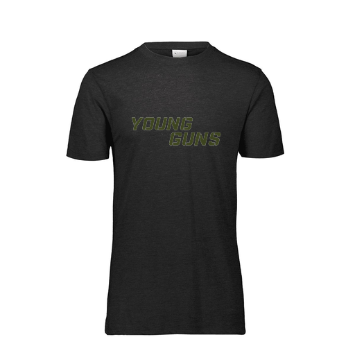 [FTSCUBBK-YS-LOGO3] Decker Youth Tri-Blend T-Shirt - Short Sleeve (Youth S, Black, Logo 3)