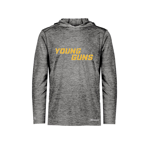 [FOLHCGBK-YS-LOGO1] Decker Youth Charge Hoodie (Youth S, Black, Logo 1)