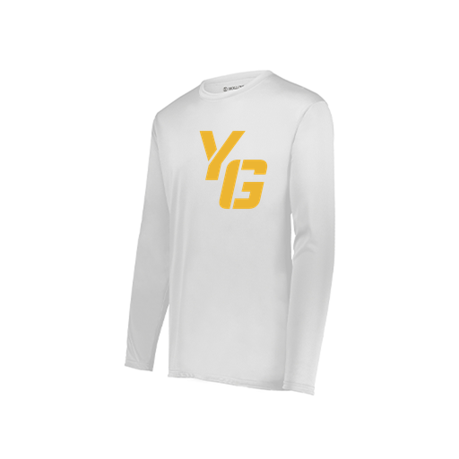[222822.005.XS-LOGO2] Men's LS Smooth Sport Shirt (Adult XS, White, Logo 2)